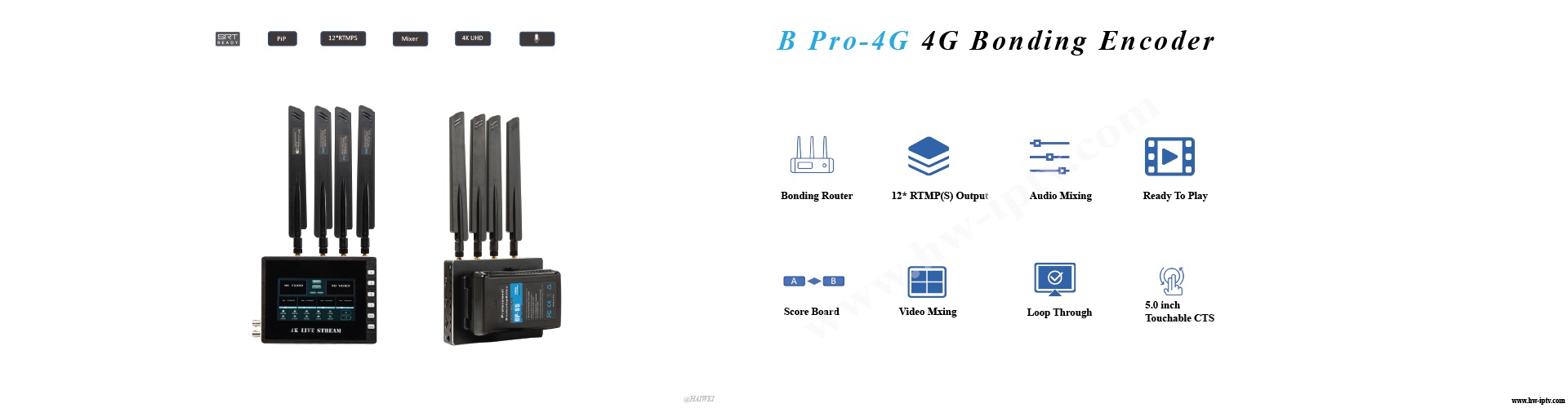 B Pro 4G Cellular Bonding Encoder 