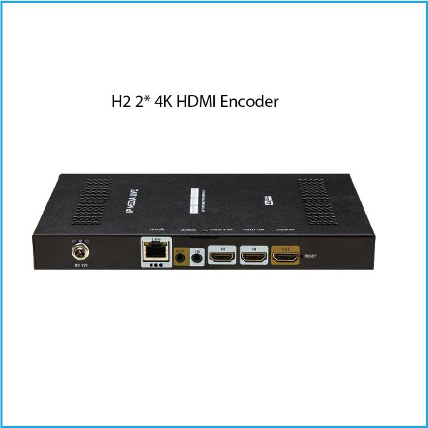 H2 2 Channels 4K HDMI Encoder